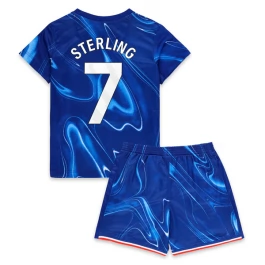 Chelsea Sterling 7 Heimtrikot Kinder 2024-2025 Günstige Fußballtrikots