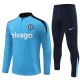 Chelsea Trainingsanzüge Kinder 2024-25 - 1-4 Zip Blau