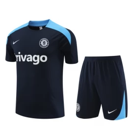 Chelsea Trainingsshirt Anzüge Kinder 2024-25 - Shorts Schwarz Chelsea Trainingsshirt Anzüge Kinder 2024-25 - Shorts Schwarz