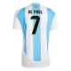 Copa América 2024 Argentinien De Paul 7 Heimtrikot