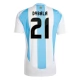 Copa América 2024 Argentinien Dybala 21 Heimtrikot