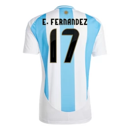 Copa América 2024 Argentinien E.Fernandez 17 Heimtrikot