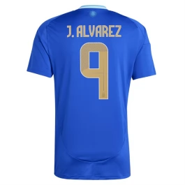 Copa América 2024 Argentinien J.Alvarez 9 Auswärtstrikot