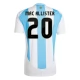 Copa América 2024 Argentinien Mac Allister 20 Heimtrikot