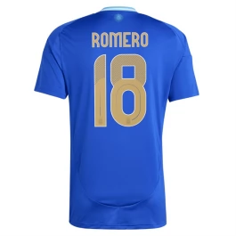 Copa América 2024 Argentinien Romero 18 Auswärtstrikot