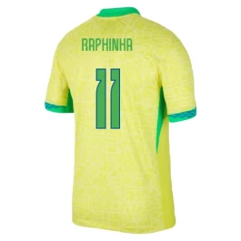 Copa América 2024 Brasilien Raphinha 11 Heimtrikot Günstige Fußballtrikots