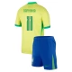 Copa América 2024 Brasilien Raphinha 11 Heimtrikot Kinder Günstige Fußballtrikots