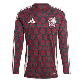 Copa América 2024 Mexiko Heimtrikot L/S Günstige Fußballtrikots