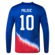 Copa América 2024 USA Pulisic 10 Auswärtstrikot L/S
