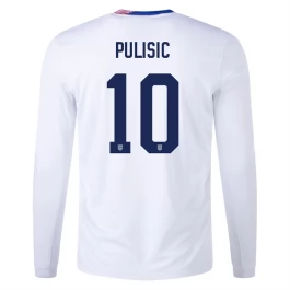 Copa América 2024 USA Pulisic 10 Heimtrikot L/S
