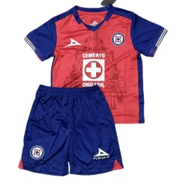 Cruz Azul Ausweichtrikot Kinder 2024-2025 Günstige Fußballtrikots