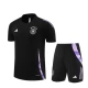 Deutschland Trainingsshirt Anzüge Kinder 2024-25 - Shorts Schwarz
