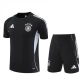 Deutschland Trainingsshirt Anzüge Kinder 2025-26 - Shorts Schwarz