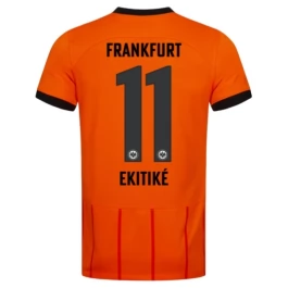 Eintracht Frankfurt Ekitike 11 Ausweichtrikot 2024-2025 Günstige Fußballtrikots