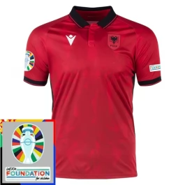 EM 2024 Albanien Heimtrikot Günstige Fußballtrikots Patch