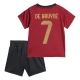EM 2024 Belgien De Bruyne 7 Heimtrikot Kinder
