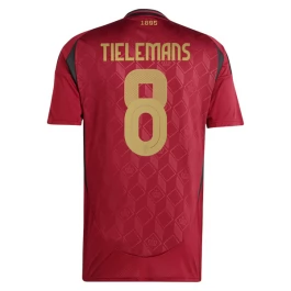 EM 2024 Belgien Tielemans 8 Heimtrikot Günstige Fußballtrikots