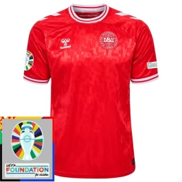 EM 2024 Dänemark Heimtrikot Günstige Fußballtrikots Patch