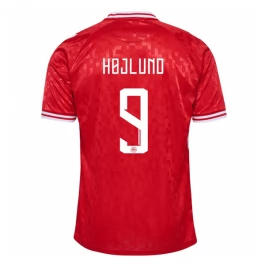 EM 2024 Dänemark Højlund 9 Heimtrikot Günstige Fußballtrikots