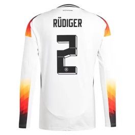 EM 2024 Deutschland Rüdiger 2 Heimtrikot L/S