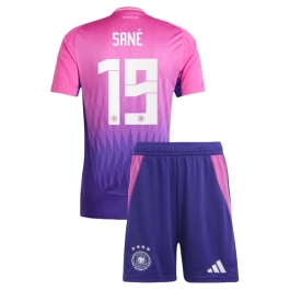 EM 2024 Deutschland Sané 19 Auswärtstrikot Kinder Günstige Fußballtrikots