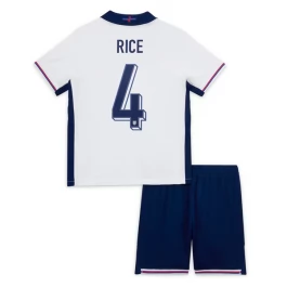 EM 2024 England Rice 4 Heimtrikot Kinder