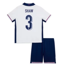 EM 2024 England Shaw 3 Heimtrikot Kinder Günstige Fußballtrikots