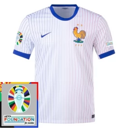 EM 2024 Frankreich Auswärtstrikot Günstige Fußballtrikots Patch