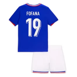 EM 2024 Frankreich Fofana 19 Heimtrikot Kinder