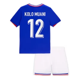 EM 2024 Frankreich Kolo Muani 12 Heimtrikot Kinder