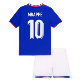 EM 2024 Frankreich Mbappé 10 Heimtrikot Kinder