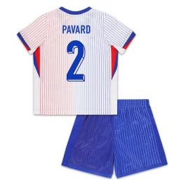 EM 2024 Frankreich Pavard 2 Auswärtstrikot Kinder