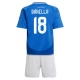 EM 2024 Italien Barella 18 Heimtrikot Kinder Günstige Fußballtrikots