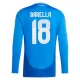 EM 2024 Italien Barella 18 Heimtrikot L/S Günstige Fußballtrikots