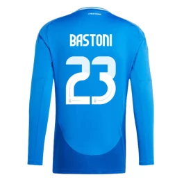 EM 2024 Italien Bastoni 23 Heimtrikot L/S Günstige Fußballtrikots