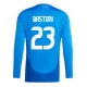EM 2024 Italien Bastoni 23 Heimtrikot L/S Günstige Fußballtrikots