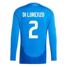 EM 2024 Italien Di Lorenzo 2 Heimtrikot L/S Günstige Fußballtrikots