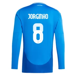 EM 2024 Italien Jorginho 8 Heimtrikot L/S Günstige Fußballtrikots