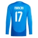 EM 2024 Italien Mancini 17 Heimtrikot L/S Günstige Fußballtrikots