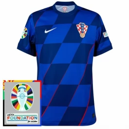 EM 2024 Kroatien Auswärtstrikot Günstige Fußballtrikots Patch