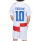 EM 2024 Kroatien Modrić 10 Heimtrikot Kinder Günstige Fußballtrikots
