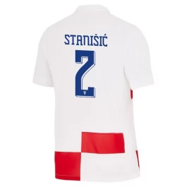 EM 2024 Kroatien Stanišić 2 Heimtrikot Günstige Fußballtrikots