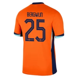 EM 2024 Niederlande Bergwijn 25 Heimtrikot Günstige Fußballtrikots