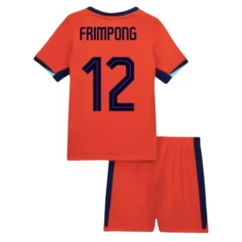 EM 2024 Niederlande Frimpong 12 Heimtrikot Kinder Günstige Fußballtrikots