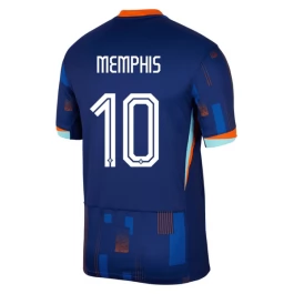 EM 2024 Niederlande Memphis 10 Auswärtstrikot Günstige Fußballtrikots