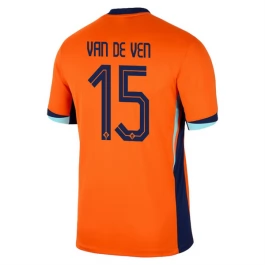 EM 2024 Niederlande Van de Ven 15 Heimtrikot Günstige Fußballtrikots
