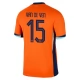 EM 2024 Niederlande Van de Ven 15 Heimtrikot Günstige Fußballtrikots