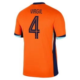 EM 2024 Niederlande Virgil 4 Heimtrikot Günstige Fußballtrikots