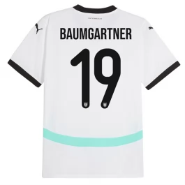 EM 2024 Österreich Baumgartner 19 Auswärtstrikot Günstige Fußballtrikots