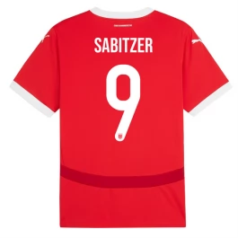 EM 2024 Österreich Sabitzer 9 Heimtrikot Günstige Fußballtrikots